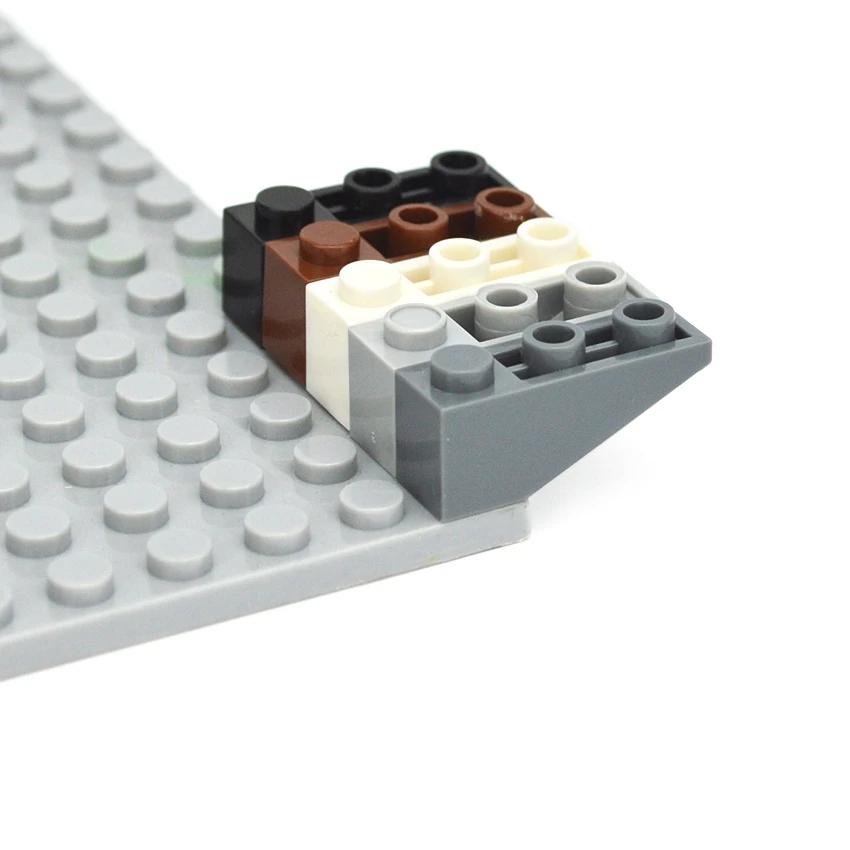 DO-IT-YOURSELF Constructing Blocks 30PCS Technical MOC Components Inverted 33° 3x1 Slope Face Reverse Bricks Attachments Learning-