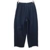 Drawer Made In Japan Back Gathered Tuck Pants 38 Navy Women Used