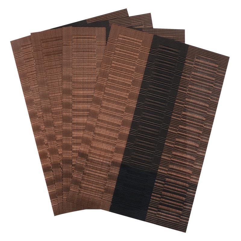 1Pc 30x45cm Modern Elegant PVC Placemat Dining Table Mat Cafe Anti-slip Hot Bowl Pad Cup   Coasters
