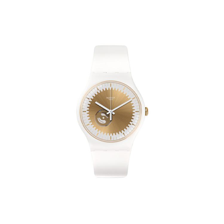 SWATCH Unisex 41mm Coffee Watch SUOW144 SUOW144 Coffee