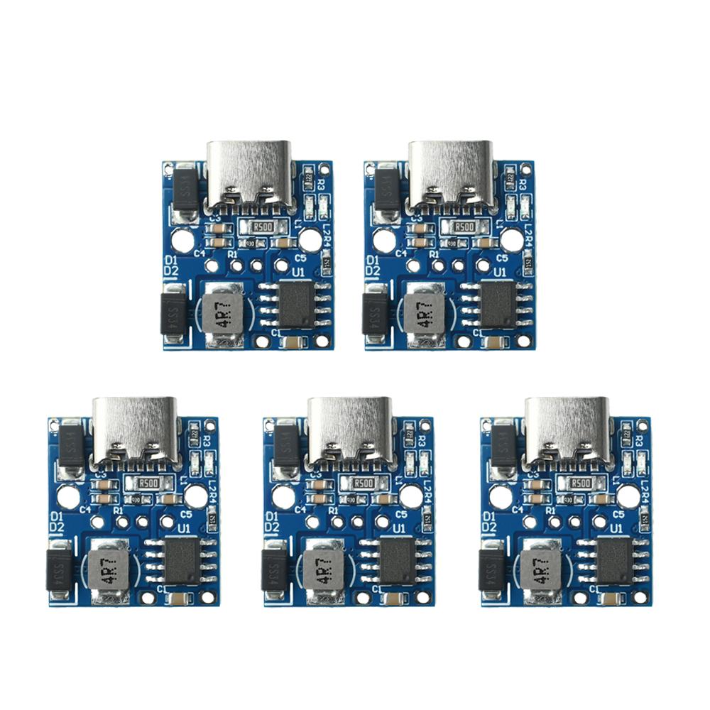 

5pcs AA/AAA Dry Cell To Lithium Battery Power Supply 3.7V to 6V Step Up Charging Discharging Microcontroller Converter 5pcs