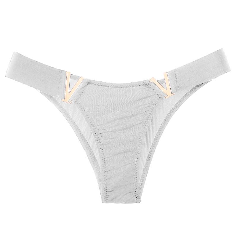 Frauen Sexy Höschen Sommer Seide G-String Mode V Wort 6 Farbe Unterwäsche Nahtlose Atmungsaktive Thongs Damen Dessous Dessous