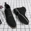 Pointed Toe Chelsea Boots Leather Men Winter Boots Winter Shoes for Men 2025 Male Boots Mens Ankle Shoes Zapatillas Male Hombre