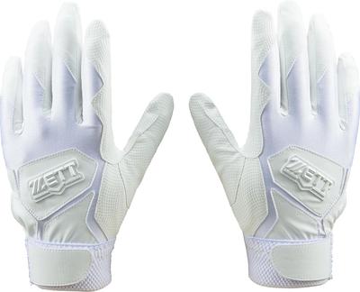 ZETT Conjunto Simples de Luvas de Batedura Brancas BG16582HSW, Mãos, Cinto, 2, (1100), Pequeno,