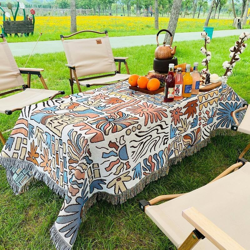 Sofa Cover Towel Soft Travel Camping Tapestry Bohemian Chair Throw Blanket Boho