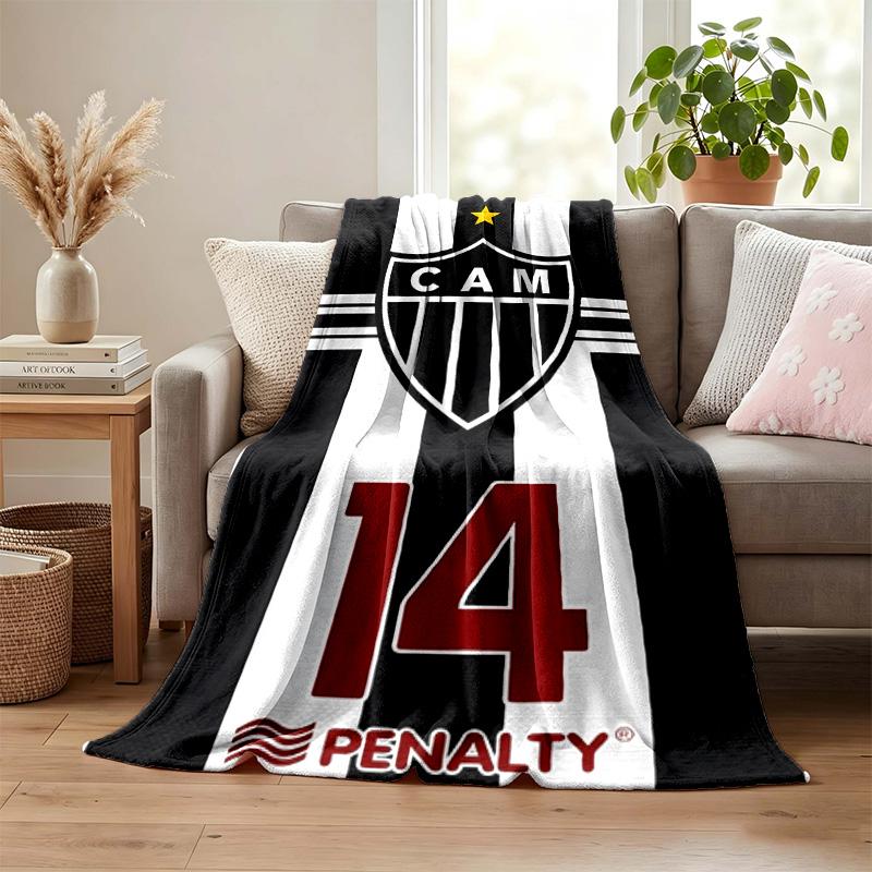 Clube Atletico Mineiro blanket Flannel Blanket Soft Cozy Plush Throw for Sofa Bed Lightweight Home Decoration Gifts for Christmas various holidays