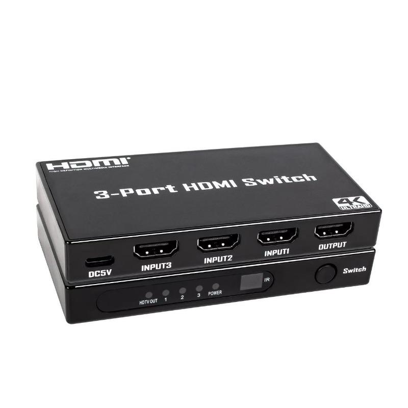 1116 New High Definition Switcher Three in One Out Four in One Out Five in One Out Converter Supports 1K Computers
