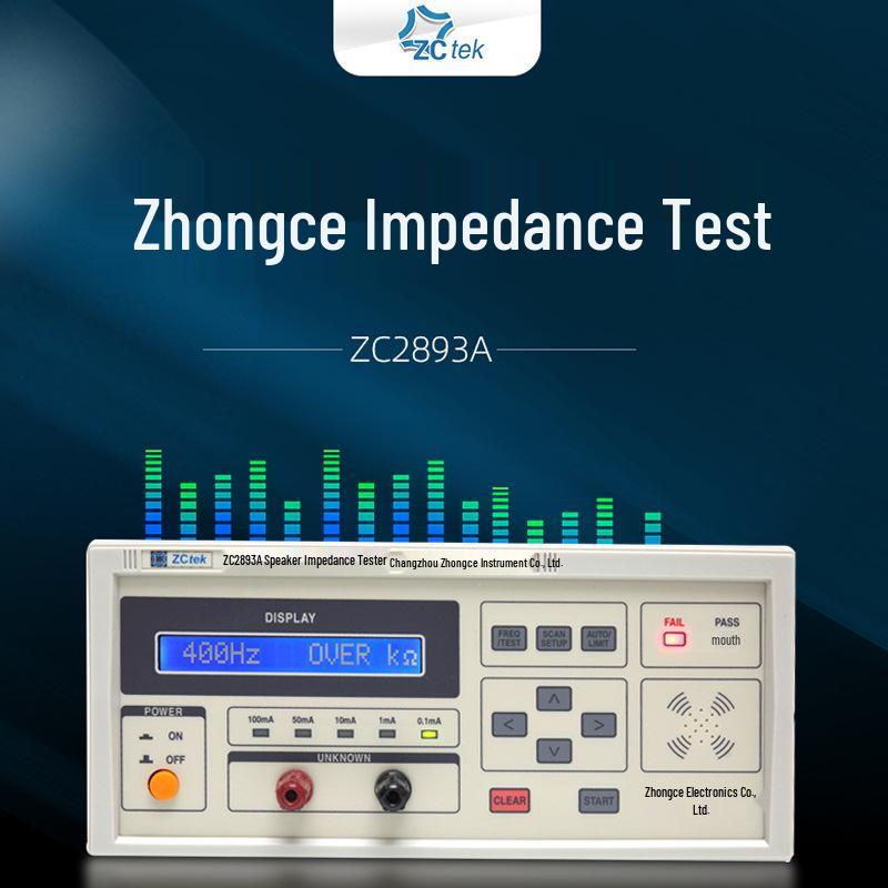 

ZCtek ZC2893A Speaker Impedance and Frequency Tester 400Hz-1KHz Sweep