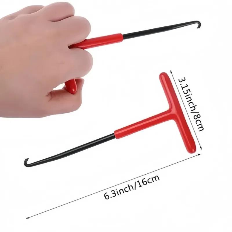 Motorcycle T-Shaped Spring Hook Disassembly Tool for Clutch & Exhaust Pipe Maintenance Metal Clutch Removal Hook