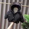 Autumn Winter Boys Velvet Jacket Thickened Autumn Winter Girls Baby Padded Padded
