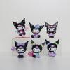 6 Purple Egg-Smashing Kuromi Figure Dolls - Creative Melody Toy Gift