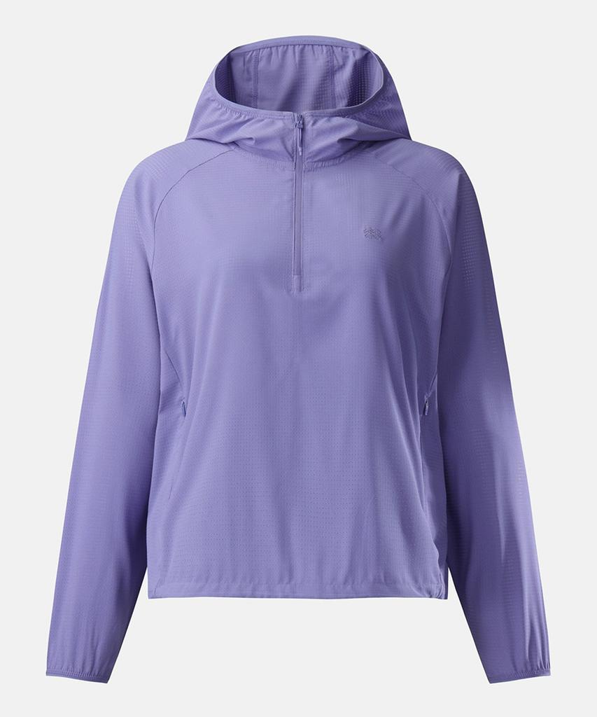 Koolongseupocheu Women'S Air Dot Hooded Long Sleeve T-Shirt Jktbm26272Lpp