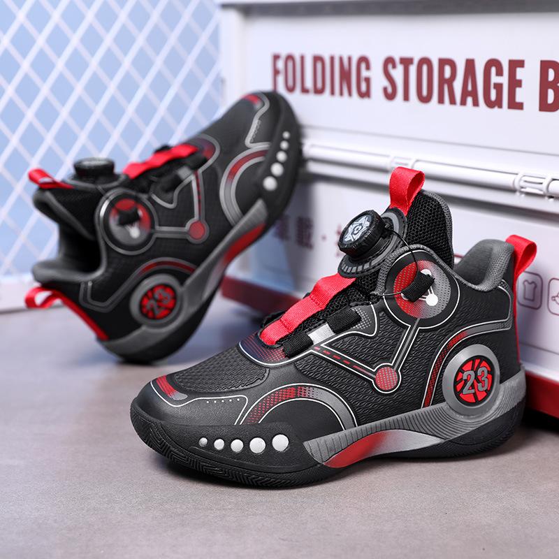 2024 Herren Basketballschuhe Dämpfung Rutschfeste Sneaker Fitness Training Popcorn Gummisohle Sport Freizeitschuhe