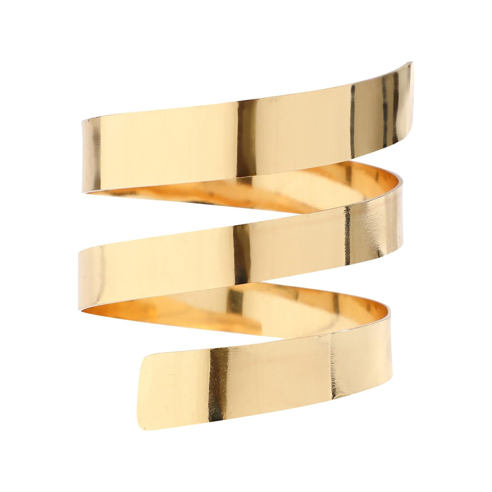 

Smooth Opening Adjustable Bracelet Bracelet Punk Bracelet Gifts For Women Girls Bracelets Party Dress Up Gifts One Size золотой