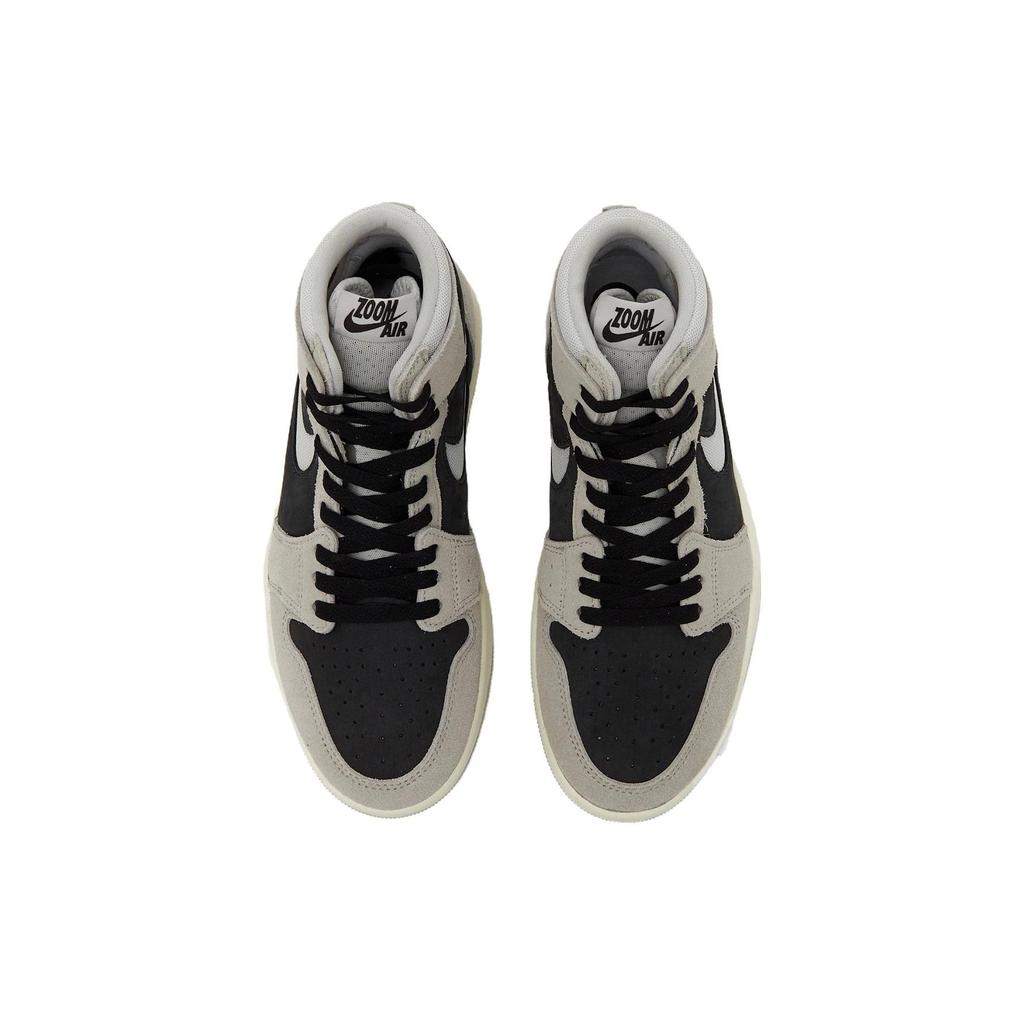 Air Jordan 1 High Zoom Comfort 2 Light Iron Ore Women Sneakers Grey Black Coconut-Milk DV1305-001