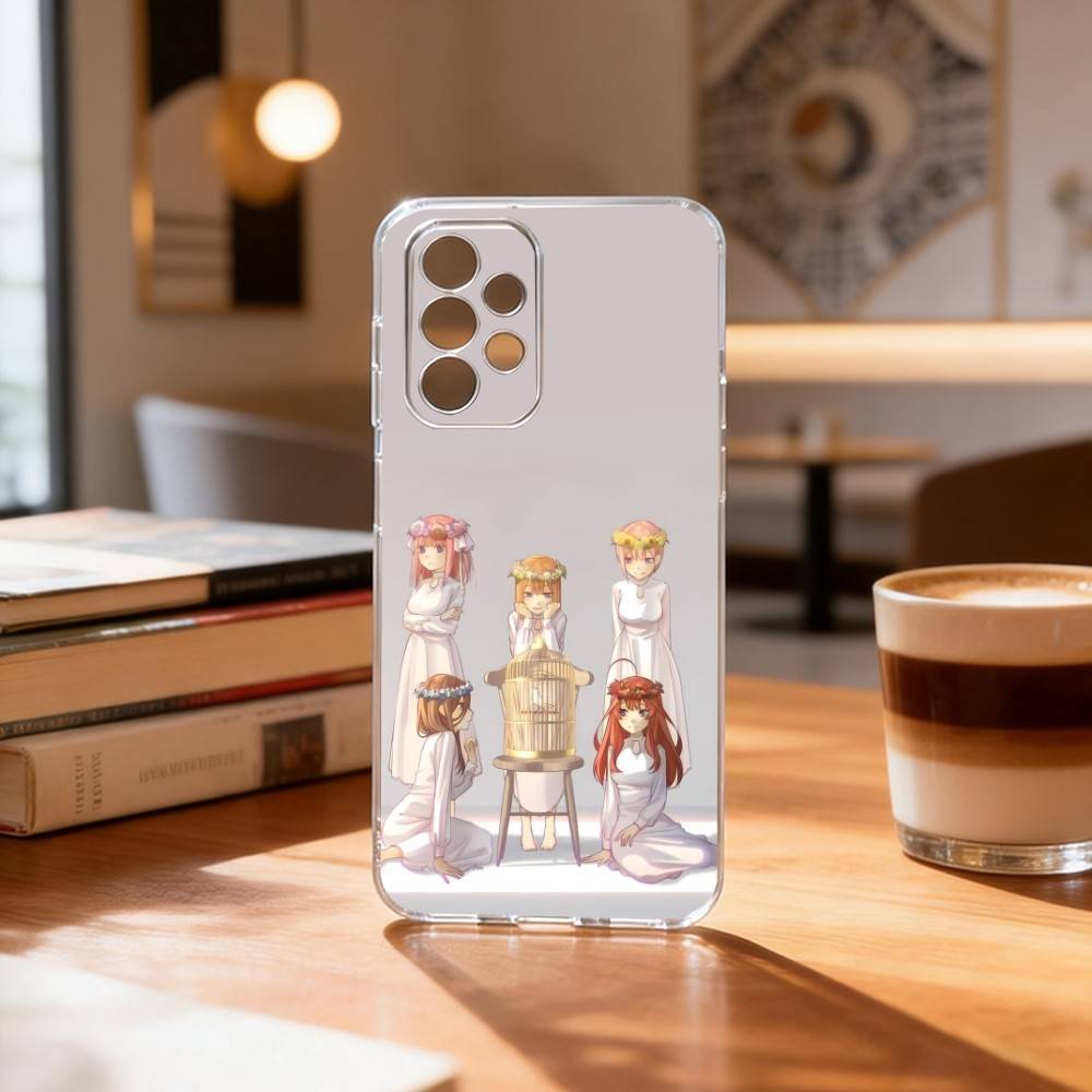 The Quintessential Quintuplets Phone Case Transparent Silicone Soft For Samsung S25,S24,S21,S22,S23,S30,Ultra,S20,Plus,Fe