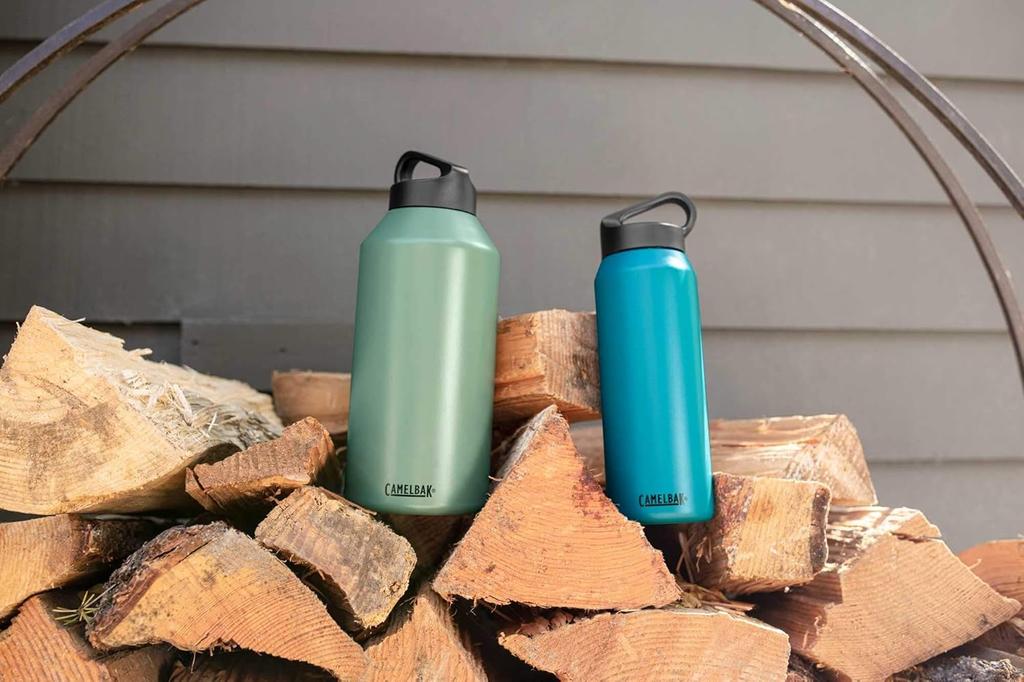 CamelBak Carry Cap SST 600ml Vacuum Insulated Stainless Steel Larkspur Bottle, Cold/Hot Insulation,