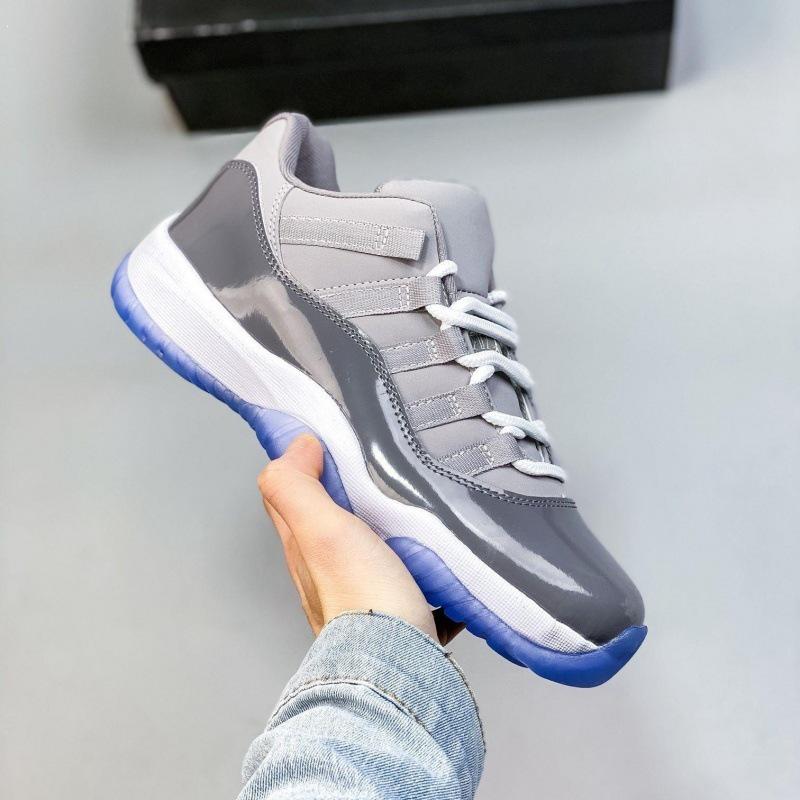 AJ11 Retro Concord Low-Top Basketball Shoes