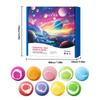 Planet Fragrance Bath Salt Ball 9-piece Set, Deep Cleansing Body Bath Salt Ball Skin Care Products