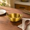 304 Stainless Steel Double Handle Bowl Multi Purpose Salad Bowl Snack Plate Hot Pot Sauce Dish Prep Bowl Kitchen Serving Container