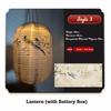 Oriental Style Waterproof Chinese Style Lantern LED Light Nylon Cloth LED Light Lantern Solar Powered Hanging Lamp Home Decor