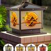 Waterproof Aluminum Solar Post Light for Outdoor Courtyard or Villa Entrance