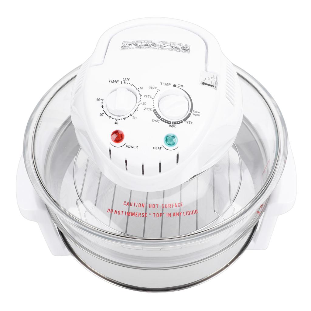 Fritteuse 17L 360 Grad Sichtbare Fritteuse mit Temperaturregelung Multifunktionskocher für Küchen Restaurants Imbissstände