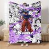 Custom Name Dragon Ball Theme Printed Blanket - Perfect for Couch, Bed, Travel & Outdoor Use | Machine Washable, Cozy & Durable.
