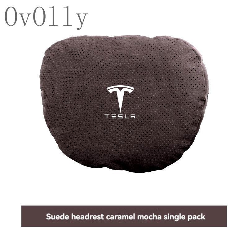 For Tesla Model 3 Y S Model X Car Headrest Neck Support Seat Soft Neck Pillow Automobile Tesla Car Pillow Neck Rest Cushion