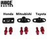 MUGE-1Pcs Car Aluminum Alloy Turbo Fuel Rail Delivery Regulator Adapter with Fittings for Honda /Mitsubishi /Toyota RS-FRG012