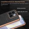 AZNS For Xiaomi 14 Pro Case Leather + TPU Electroplating Phone Cover Crocodile Texture