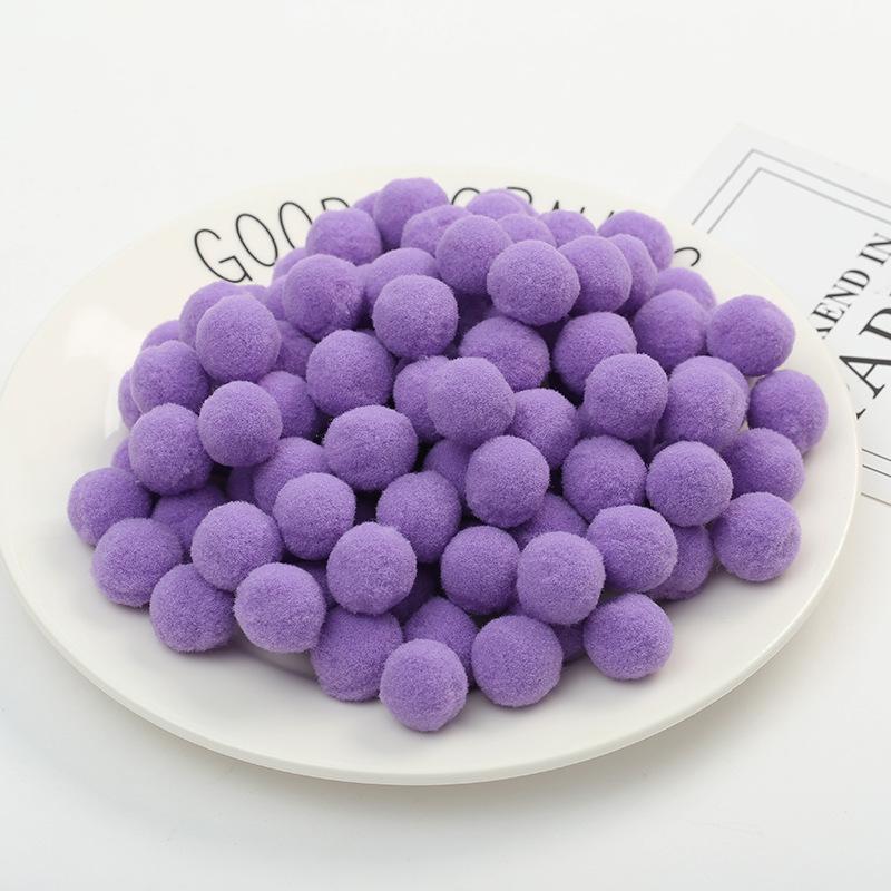 In Stock: High Elasticity Fluffy Polyester Hairball for DIY Handmade Clothing Accessories