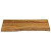 VidaXL Tabletop 70x60x3.8 Cm Live Edge Solid Mango Wood 370787