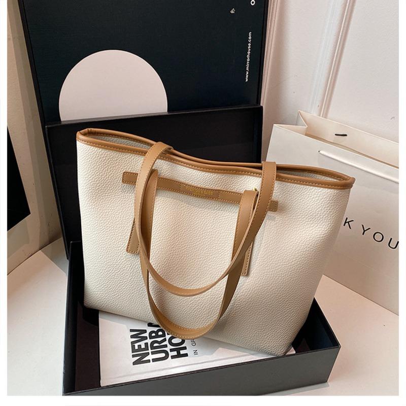 New Large-capacity Tote Bag Casual Retro Shoulder Commuter Bag Women's Handbag Bag