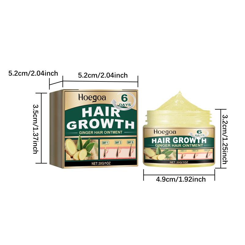Ginger Hair Growth Cream Deep Cleansing Smoothing Repairing Relieving Hair Loss Improving Scalp Strengthener Hair Care Products