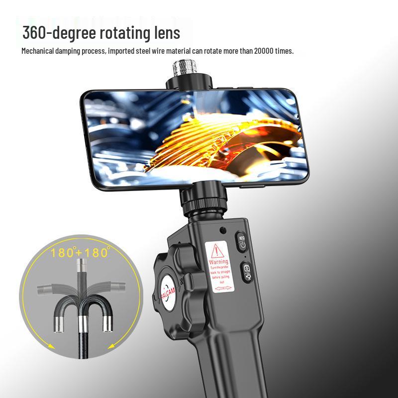 RALCAM/RuiKan High-Temp 360° Handheld Automotive & Industrial Endoscope