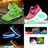 Lightweight And Wear-resistant Led Sneakers For Boys And Girls In Multiple Colors