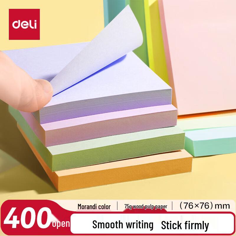 Deli Pastel Sticky Notes (400 Sheets)