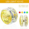 6 Stück LED-Licht Anfänger Seil Trick Ball Kunststoff Empfindlicher Ball Reaktiver Ball
