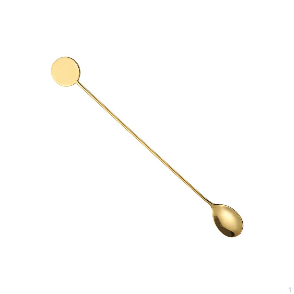 Mixing Spoon Serving Cocktail Stick Easy To Clean Kitchen Utensils Long Handle Stirring Rod