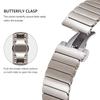 Comfortable strap for Samsung Galaxy Watch Ultra 47mm, stainless steel metal replacement strap, business style