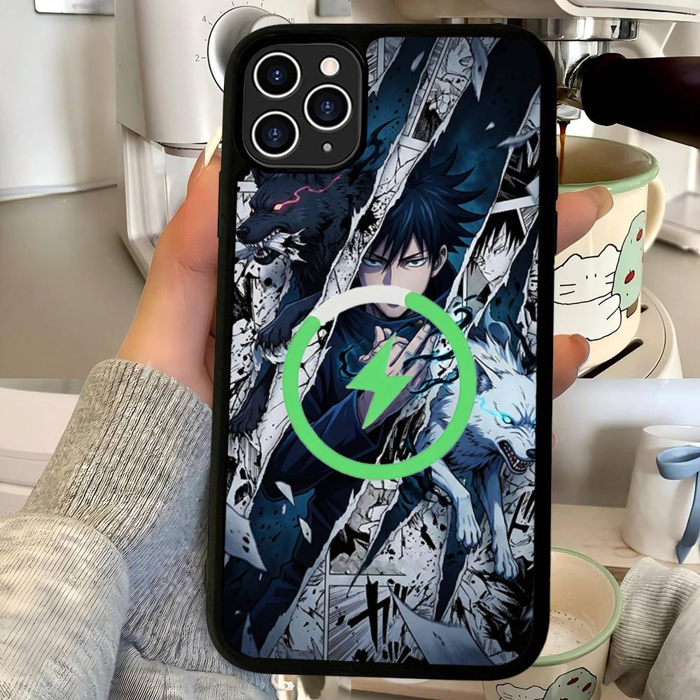 Supernatural Anime Jujutsu Kaisen For Magsafe Case For IPhone 17 16 Pro Max 15 14 Plus 13 12 11 Wireless Charging Phone Cover