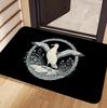 Modern Simple Retro Coastal Seabird Doormat Non-Slip Wear-Resistant Dustproof Decorative For Entrance Door Rectangle Available