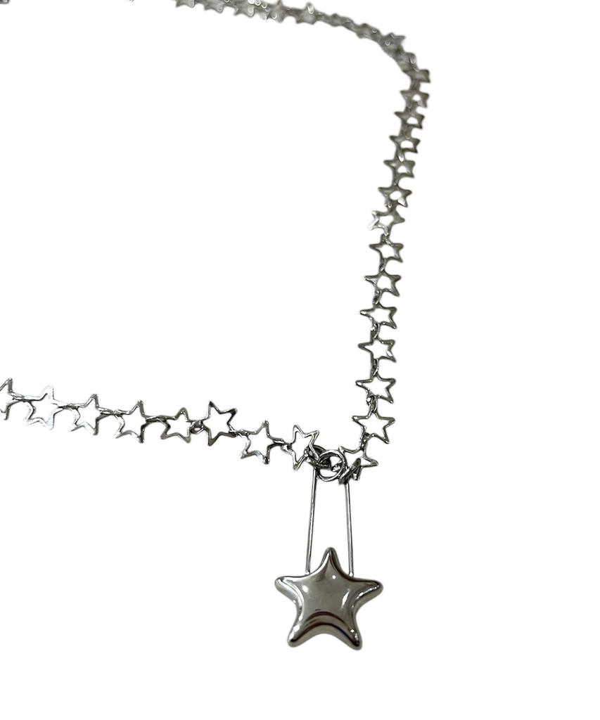 Sk8Er Rock Star Star Surgical Steel Necklace