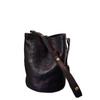 Retro Fashion Literary Soft Leather Bucket Tote Bag Niche Commuting Going Out Daily Shopping Large Capacity Underarm Bag