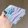 Cute and colorful paw prints Exquisite PhoneCase for Samsung Galaxy S26 S25 S24 S23 S22 FE Ultra Plus  Men women Built-in glass