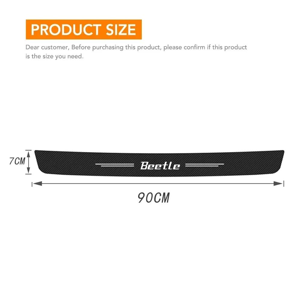 XMZSA1 For Volkswagen VW Beetle GTI GTD Rline B5 Polo Golf 6 7 Jetta Amarok Bora Car Door Sill Scratch Resistent Stickers Threshold Pad