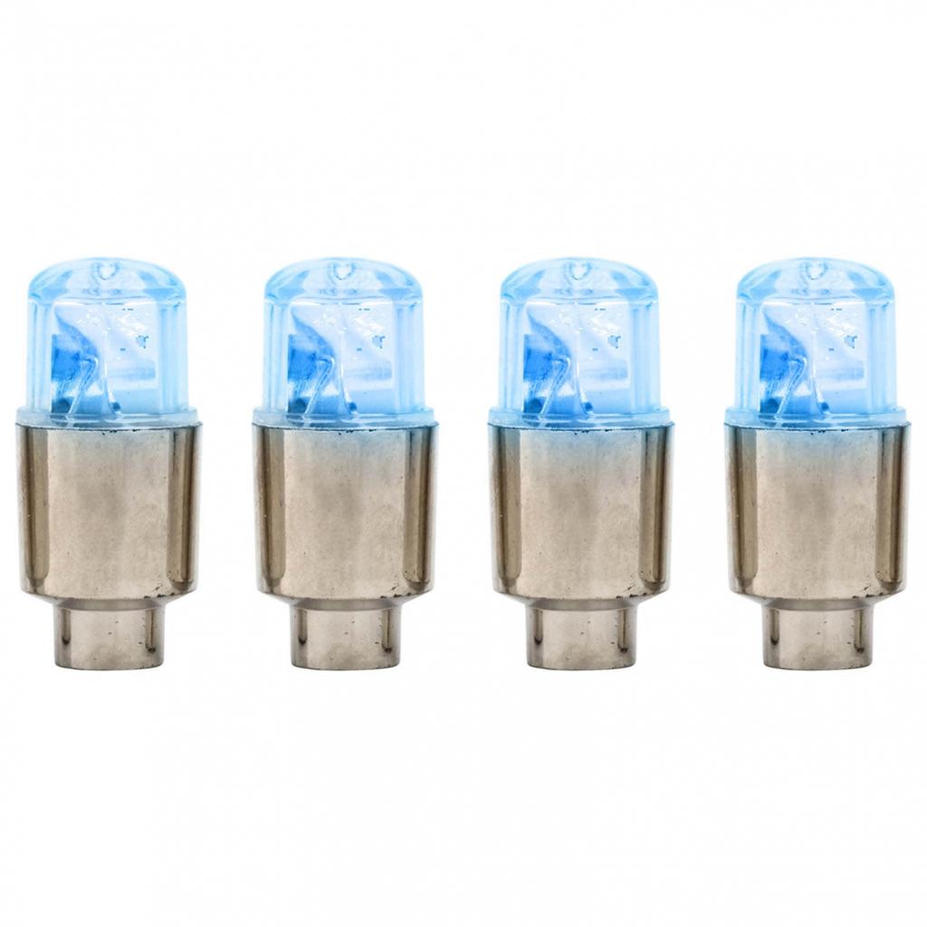 Reifenventilkappen-Licht-Set mit bunten LEDs 4er-Set Wasserdichtes Design