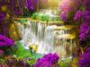 5D Diamond Painting Waterfall Full Square Round Diamond Embroidery Mountain Landscape Rhinestone Picture Home Decor