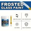 Frosted Glass Paint for Doors and Windows - Light-blocking Coating, Non-stick, Easy To Apply - Semi-transparent Privacy Film